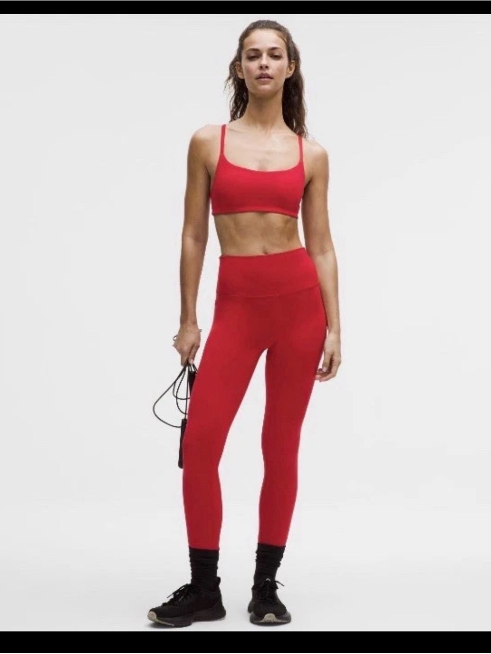 NWT Lululemon Wunder Train No Line HR 28" Red Leggings forSize 10